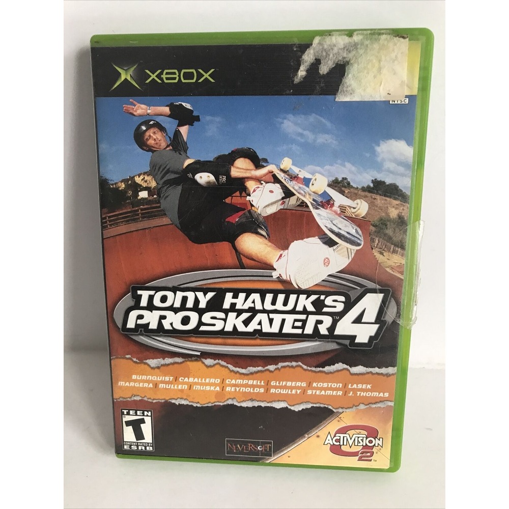 Tony Hawk's Pro‎ Skater 4 Platinum Hits (Microsoft Xbox, 2003) NO manual